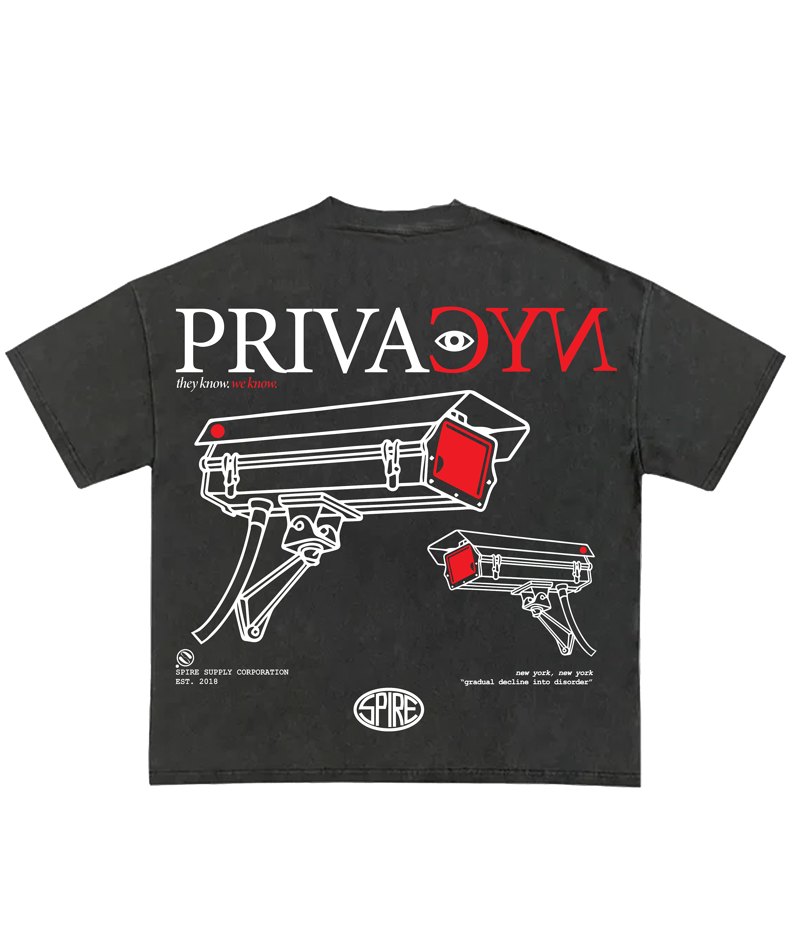 SPIRE PRIVACY T-SHIRT