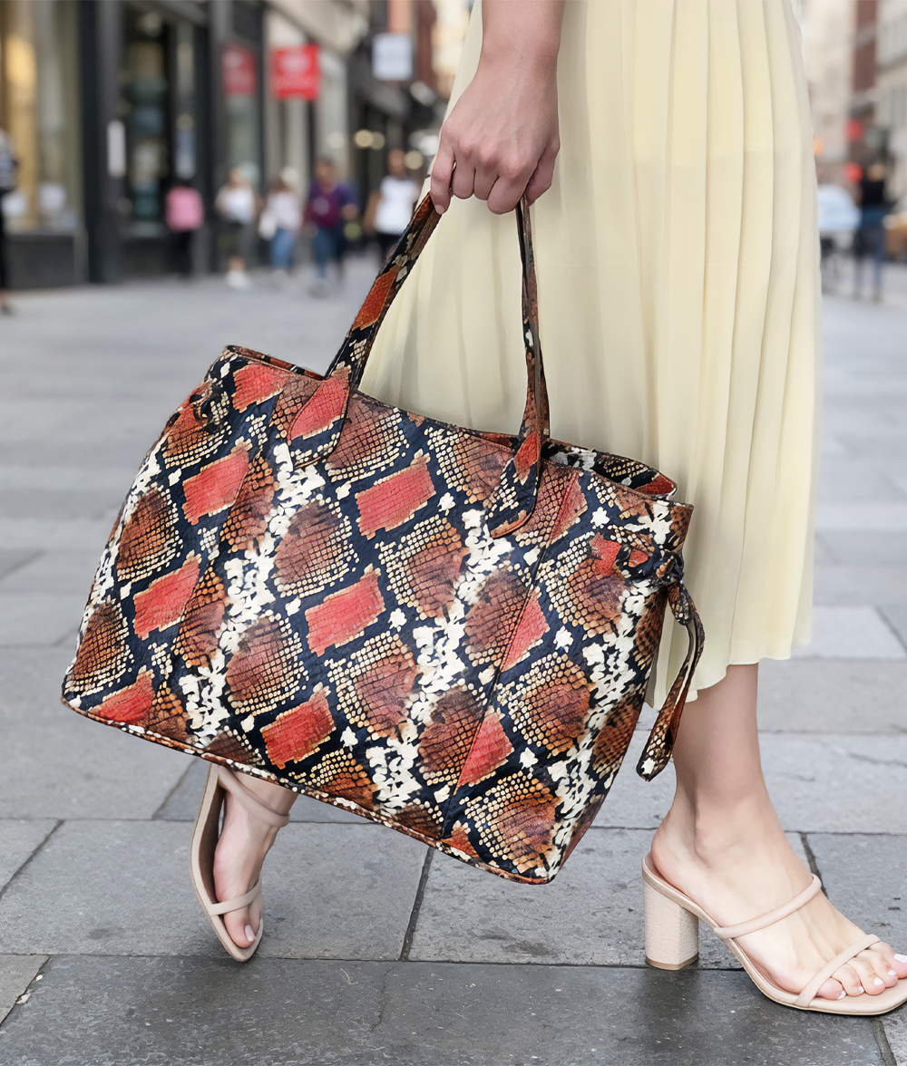 Barbara in Sahara Leather