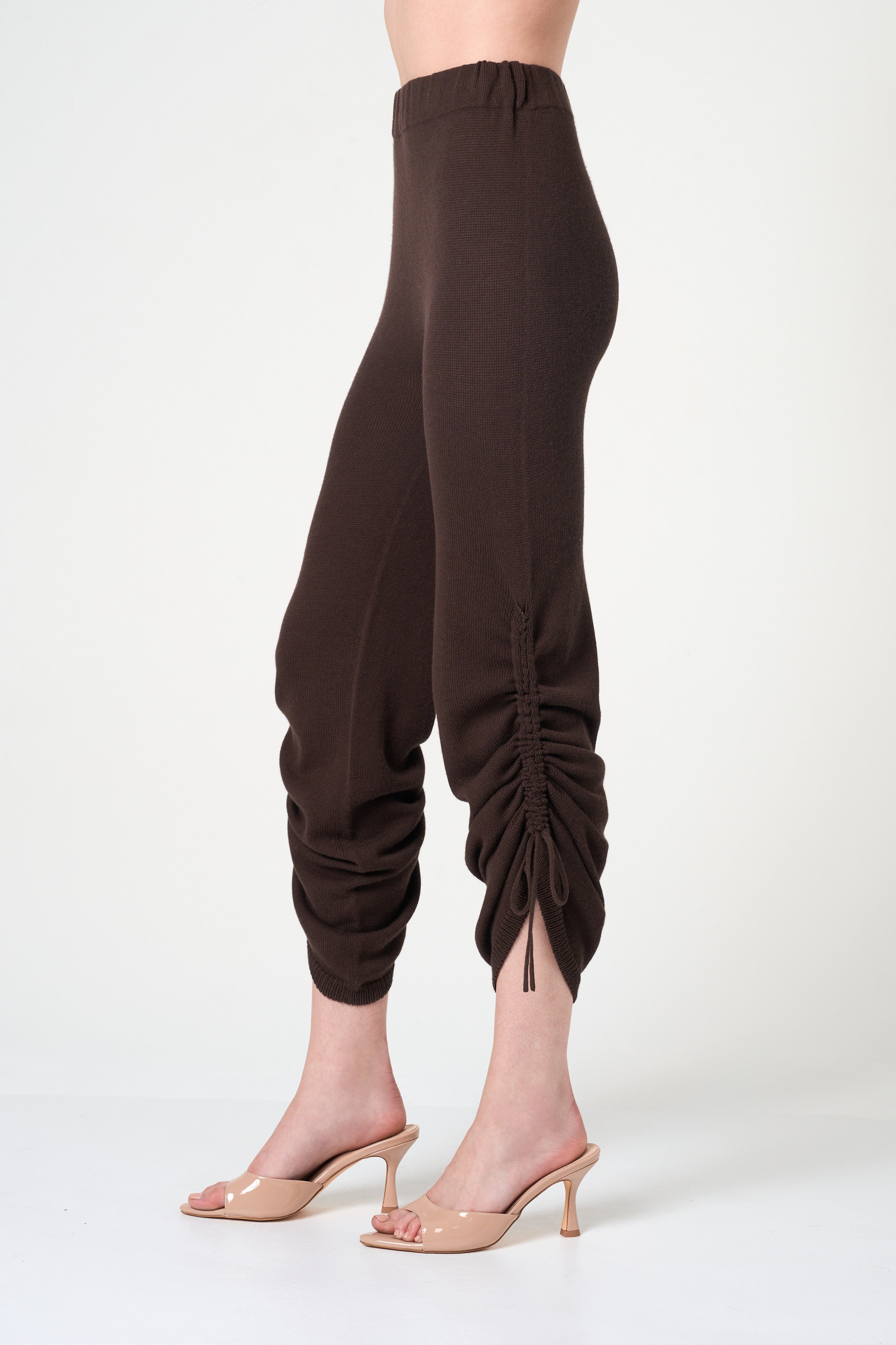 Flared Pants in Brown