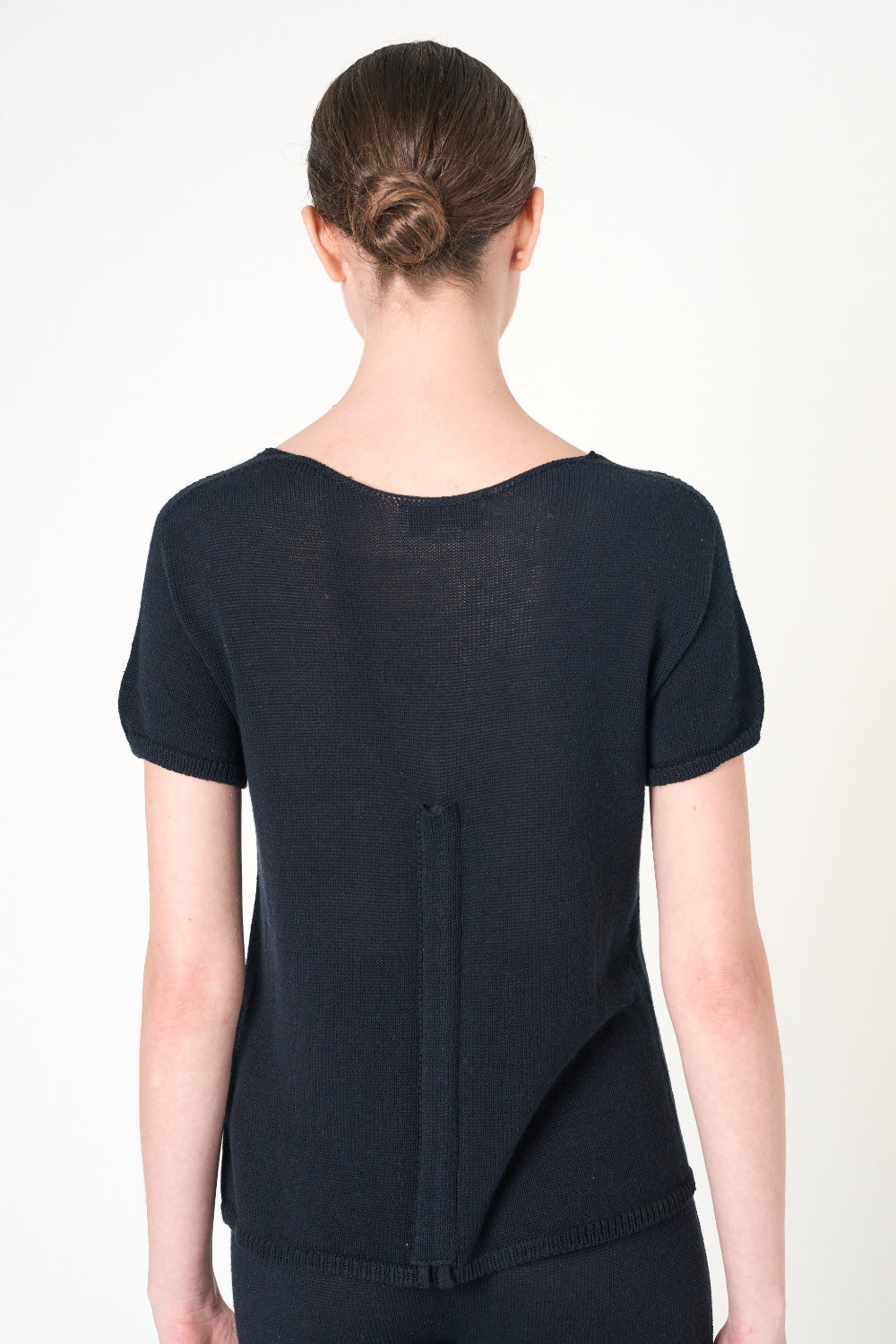 Short Sleeve Top in Black