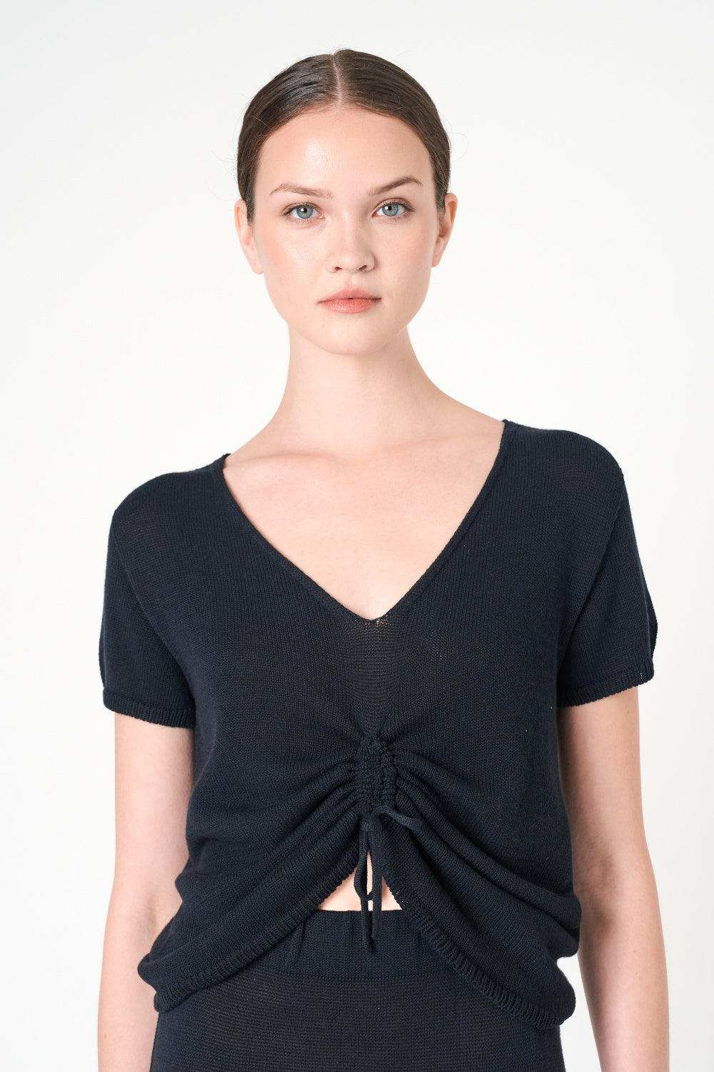 Short Sleeve Top in Black
