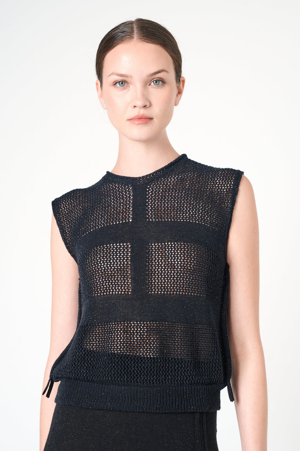 Luxe Sleeveless Top in Black