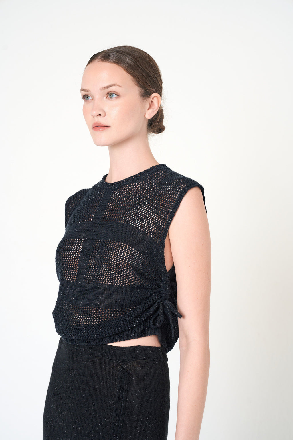 Luxe Sleeveless Top in Black